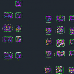 江油明月大唐汇小区cad户型图